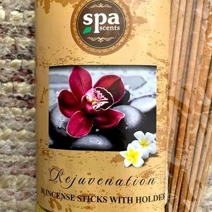 30 incense sticks with holder